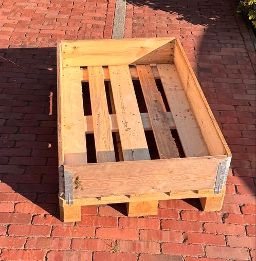 Pallet opzetrand stapelbaar 1200x800x200 (LxBxH)., Tuin en Terras, Bloembakken en Plantenbakken, Zo goed als nieuw, Hout, Ophalen of Verzenden