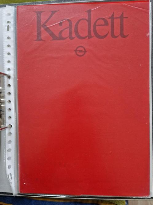 Folders Opel Kadett (verschillende generaties), Boeken, Auto's | Folders en Tijdschriften, Zo goed als nieuw, Opel, Verzenden