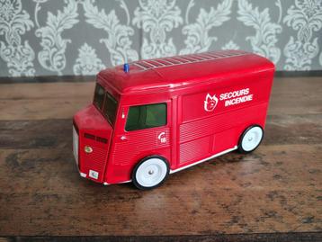 Blikken: Citroen HY/ Bus/ Oldtimer (20cm) Brandweer   beschikbaar voor biedingen
