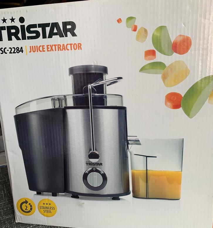 Tristar SC-2284 Sapcentrifuge NIEUW, Witgoed en Apparatuur, Juicers, Nieuw, Sapcentrifuge, Ophalen of Verzenden