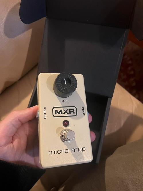 MXR Micro Amp + original package, Muziek en Instrumenten, Effecten, Zo goed als nieuw, Ophalen