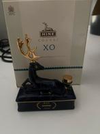 Te koop hine cognac royal blue stag porcelain decanter fles, Antiek en Kunst, Ophalen of Verzenden