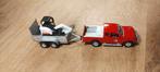 Mitsubishi Truck met Aanhanger & Graafmachine, Overige merken, 1:50 of kleiner, Nieuw, Ophalen of Verzenden