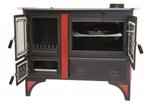 S105K Sabah Luxe Open Haard Kachel + Oven Met Thermometer –, Ophalen, Vrijstaand, Hout, Nieuw