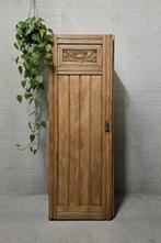 Antieke Art Deco eendeurskast vintage garderobekast kast, Antiek en Kunst, Ophalen of Verzenden