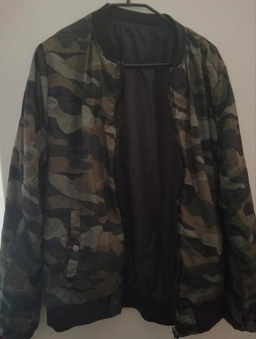Leuk bomberjack maat L, Kleding | Heren, Jassen | Zomer, Zo goed als nieuw, Maat 52/54 (L), Overige kleuren, Ophalen of Verzenden