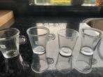 4 x glazen Nespresso espresso kopjes, Verzamelen, Glas en Borrelglaasjes, Ophalen of Verzenden, Zo goed als nieuw