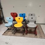 21 x schoolstoelen stapelstoelen partij stoelen, Ophalen, Gebruikt, Bruin, Vijf, Zes of meer stoelen