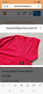 Tommy hilfiger heren shirt  Maat M in goede conditie, Ophalen of Verzenden, Zo goed als nieuw