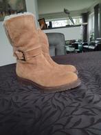 Marccain laarsjes (winter) Suède met bont. Maat 37, cognac, Bruin, Ophalen of Verzenden, Zo goed als nieuw, Marccain