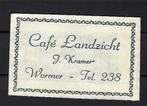 70 Wormer cafe LANDZICHT, Ophalen of Verzenden, Nederland
