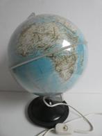 Te koop vintage globe, wereldbol met verlichting, Huis en Inrichting, Verlicht, Gebruikt, Ophalen of Verzenden