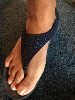 Fitflop blauwe sandalen 39, Kleding | Dames, Schoenen, Ophalen of Verzenden, Gedragen, Blauw, Sandalen of Muiltjes