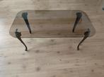 Salontafel glas, Ophalen, Gebruikt, 50 tot 100 cm, Klassiek