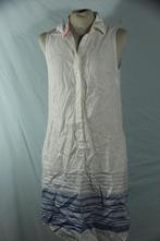 Wit blauwe katoenen jurk, Mouwloos. Mt S.Merk Tommy Hilfiger, Ophalen of Verzenden