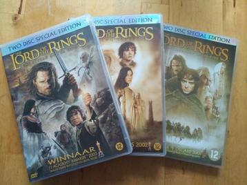 6× DVD's | Lord of the Rings Trilogy | ZGAN ( Kerst tip! ) beschikbaar voor biedingen