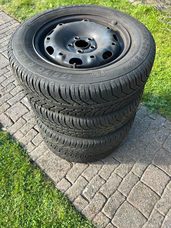 Winterbanden – bijna nieuw! (Maat 175/70 R14 T), Auto diversen, Auto-accessoires, Zo goed als nieuw, Ophalen