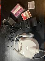 Elektrische nagelvijl+opzetstukken, Wit, Ophalen of Verzenden, Zo goed als nieuw, Handen en Nagels