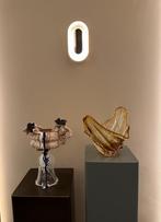 Prachtige bijzondere vaas van Eichholtz - geel / goud, Ophalen of Verzenden, Zo goed als nieuw