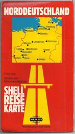 Pl1144 plattegrond shell noord duitsland 1986/88 -, Boeken, Atlassen en Landkaarten, Ophalen of Verzenden, Gelezen