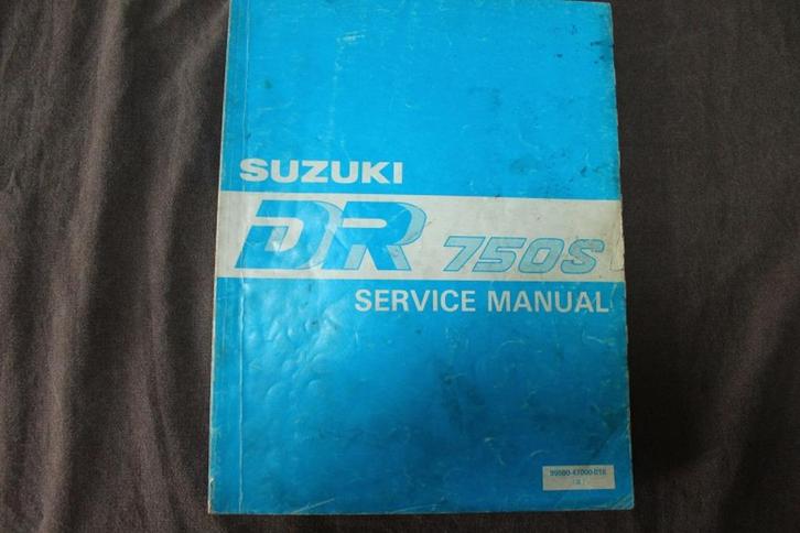 Suzuki DR750 S 1988 motorcycle service manual DR750S, Motoren, Handleidingen en Instructieboekjes, Suzuki, Ophalen of Verzenden
