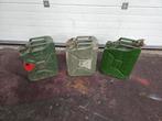 3 metalen jerrycans, Ophalen of Verzenden, Landmacht, Nederland