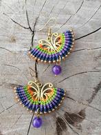 Nieuwe handgemaakte unieke oorbellen vlindervorm boho stijl, Overige materialen, Hangers, Overige kleuren, Nieuw