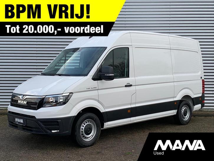 MAN TGE 3.140 L3H3 Automaat 140PK NIEUW MODEL Cruise control, Auto's, Bestelauto's, Bedrijf, Te koop, ABS, Achteruitrijcamera