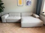FonQ hoekbank chunky chaise longue rechts beige, Huis en Inrichting, Banken | Sofa's en Chaises Longues, Ophalen, Zo goed als nieuw