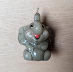 Vintage olifant kaars, Ophalen of Verzenden, Zo goed als nieuw, Overige materialen, Minder dan 25 cm