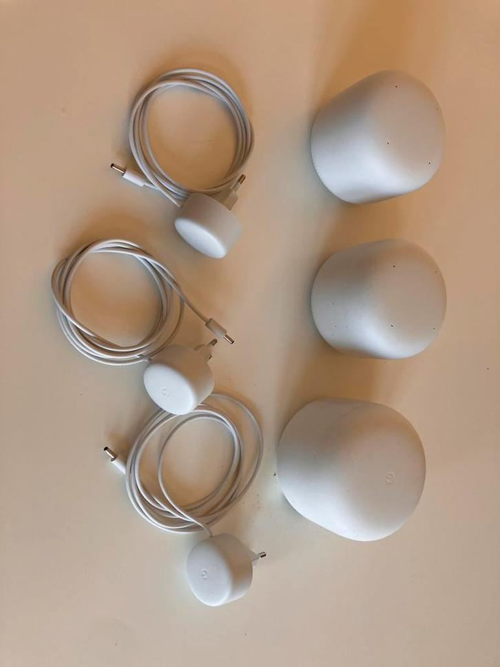 Google Nest Wifi Mesh Systeem, Computers en Software, Accesspoints, Gebruikt, Ophalen of Verzenden