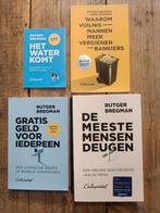 4 Boeken van Rutger Bregman., Boeken, Ophalen of Verzenden, Zo goed als nieuw