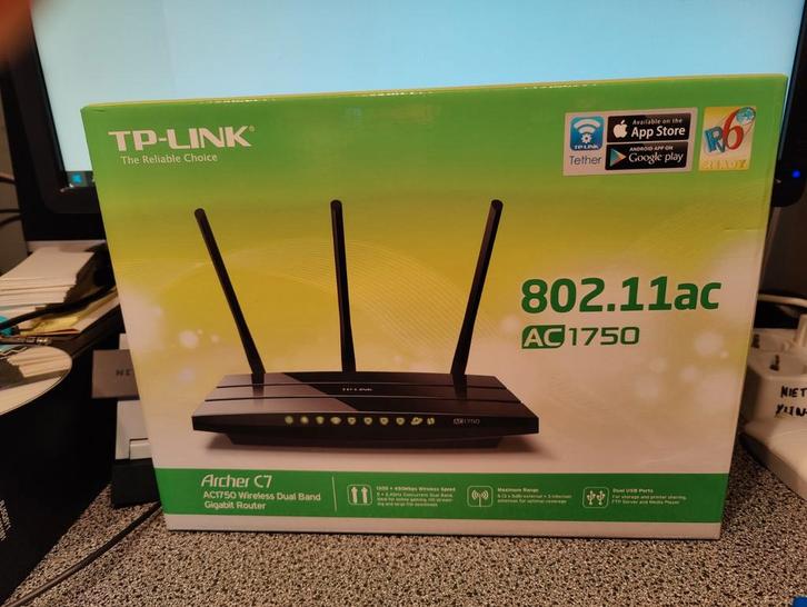 TP-Link Archer C7, Computers en Software, Netwerk switches, Nieuw, Ophalen of Verzenden