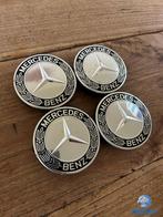 ORIGINELE Mercedes Benz naafkap naafdop set Zwart chroom, Auto diversen, Wieldoppen, Gebruikt, -, -, Ophalen of Verzenden