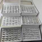 Partij RVS ringen - 843 stuks - Blanco, diverse maten, Sieraden, Tassen en Uiterlijk, Ringen, IJzer of Staal, Nieuw, Ophalen of Verzenden