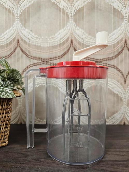 Retro Plastimat slagroomklopper handmatig vintage klopper, Huis en Inrichting, Keuken | Keukenbenodigdheden, Gebruikt, Ophalen of Verzenden
