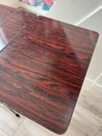 Toffe vintage formica klaptafel, Huis en Inrichting, Ophalen of Verzenden, Gebruikt, Rechthoekig, 50 tot 100 cm