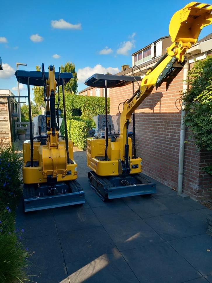 Nieuw!! Minigraver/minikraan benzine, Doe-het-zelf en Verbouw, Gereedschap | Overige machines, Ophalen