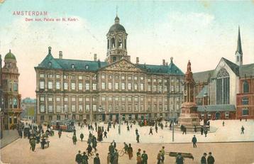 (304-231-017) Amsterdam Dam Kon. Paleis en N. Kerk beschikbaar voor biedingen