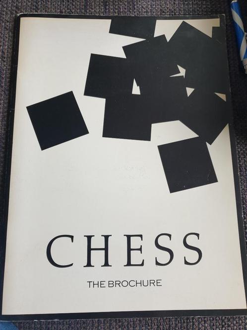 musical brochure chess  als nieuw tim rice  bjorn  van abba, Boeken, Muziek, Zo goed als nieuw, Algemeen, Ophalen