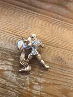 Broche waterman horoscoop goudkleurig, Ophalen of Verzenden, Nieuw, Overige materialen