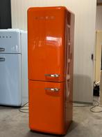 Zeer nette smeg oranje koelkast, Witgoed en Apparatuur, Koelkasten en IJskasten, Bella, 200 liter of meer, 60 cm of meer, Zo goed als nieuw