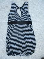 Jurk grijs / zwart gestreept jurkje maat 36 / 38 ballonjurk, Kleding | Dames, Jurken, Ophalen of Verzenden, Zo goed als nieuw