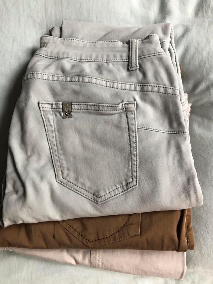 Dames Broeken Set Maat 38, Kleding | Dames, Broeken en Pantalons, Gedragen, Maat 38/40 (M), Beige, Lang, Ophalen of Verzenden