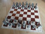 Schaakspel Romeinen tegen de Galliërs - tin., Een of twee spelers, Ophalen of Verzenden, Zo goed als nieuw