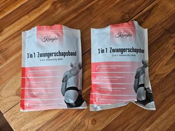 3 in 1 zwangerschapsband nieuw 2 stuks maat m en l beschikbaar voor biedingen