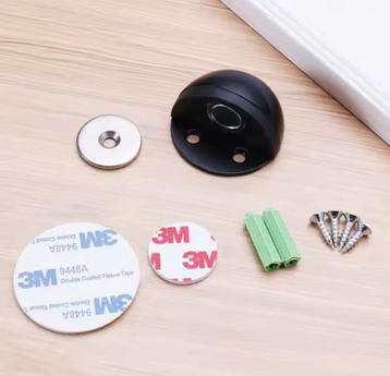 Rvs magnetische deurstopper zwart beschikbaar voor biedingen