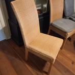 6x Lloyd Loom stoelen, Huis en Inrichting, Stoelen, Ophalen, Gebruikt, Bruin, Landelijk