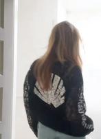 New amsterdam kanten longsleeve mt M, Kleding | Dames, Tops, Ophalen of Verzenden, Nieuw, Zwart, Lange mouw