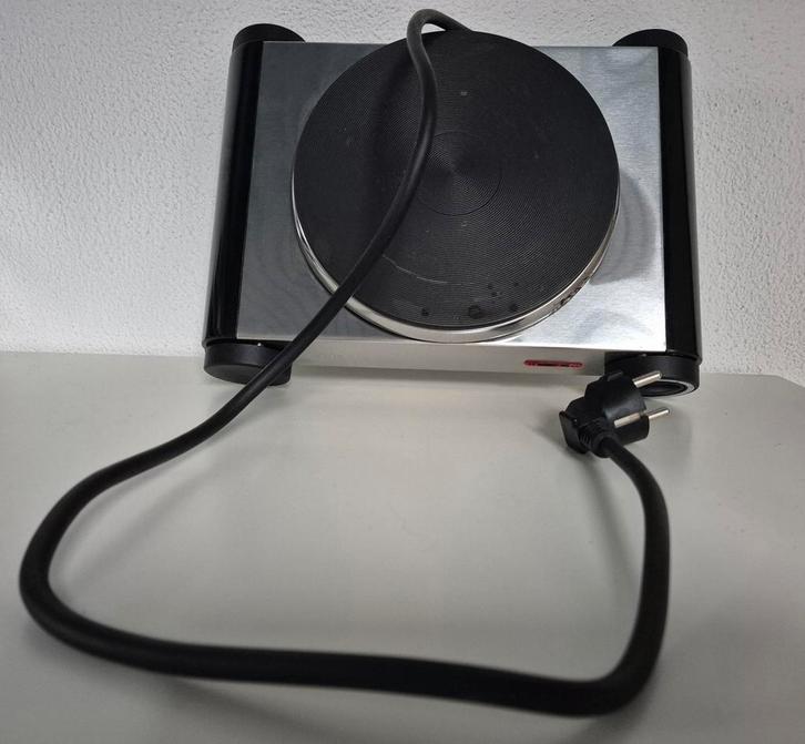 TRISTAR RVS KOOKPLAAT, Witgoed en Apparatuur, Kookplaten, Zo goed als nieuw, Vrijstaand, Elektrisch, 3 kookzones of minder, Ophalen of Verzenden